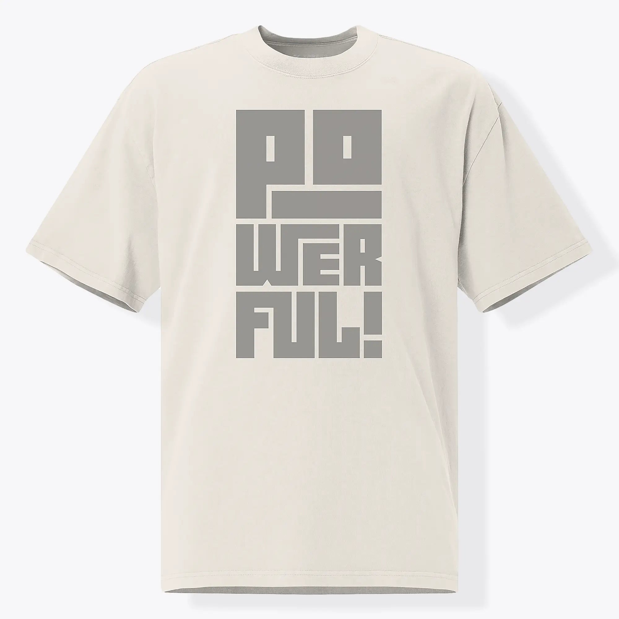 Xpress Your Passion Powerful | Bold (Oversized Boxy) T-shirt Faded Bone / S