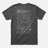 Xpress Your Passion Pre-Flight S_026 T-Shirt Dark Heather / S