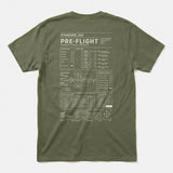 Xpress Your Passion Pre-Flight S_026 T-Shirt Military Green / S