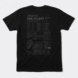 Xpress Your Passion Pre-Flight S_026 T-Shirt Black / S