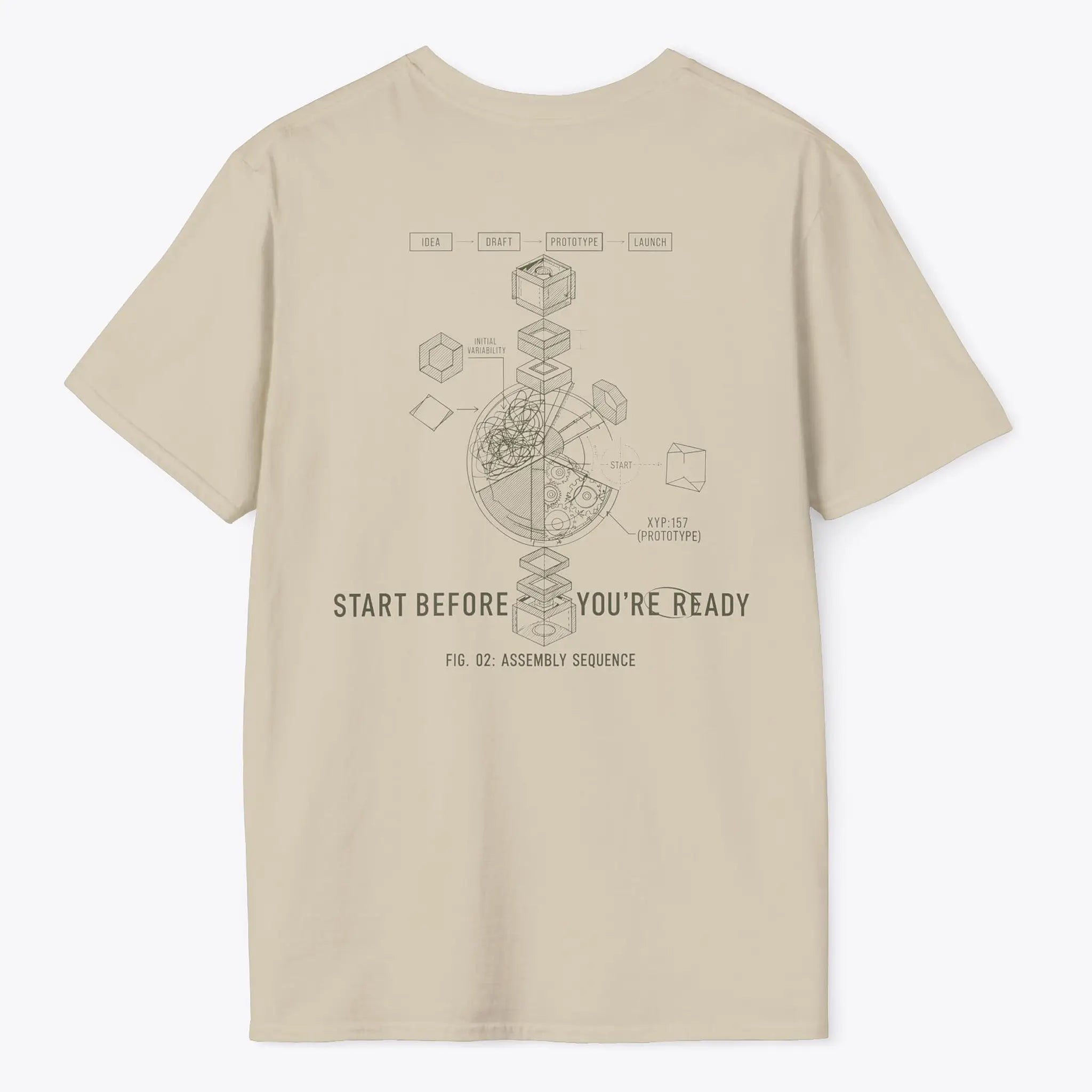 Xpress Your Passion Prototype 157 T-Shirt Sand / S