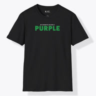 Xpress Your Passion Purple Green T-Shirt Black / S