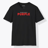 Xpress Your Passion Purple Red T-Shirt Black / S
