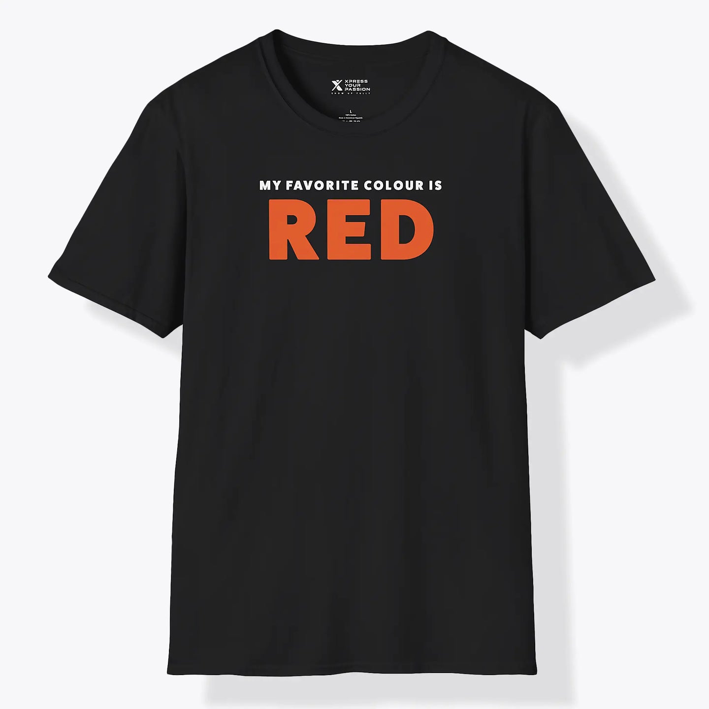 Xpress Your Passion Red Orange T-Shirt Black / S