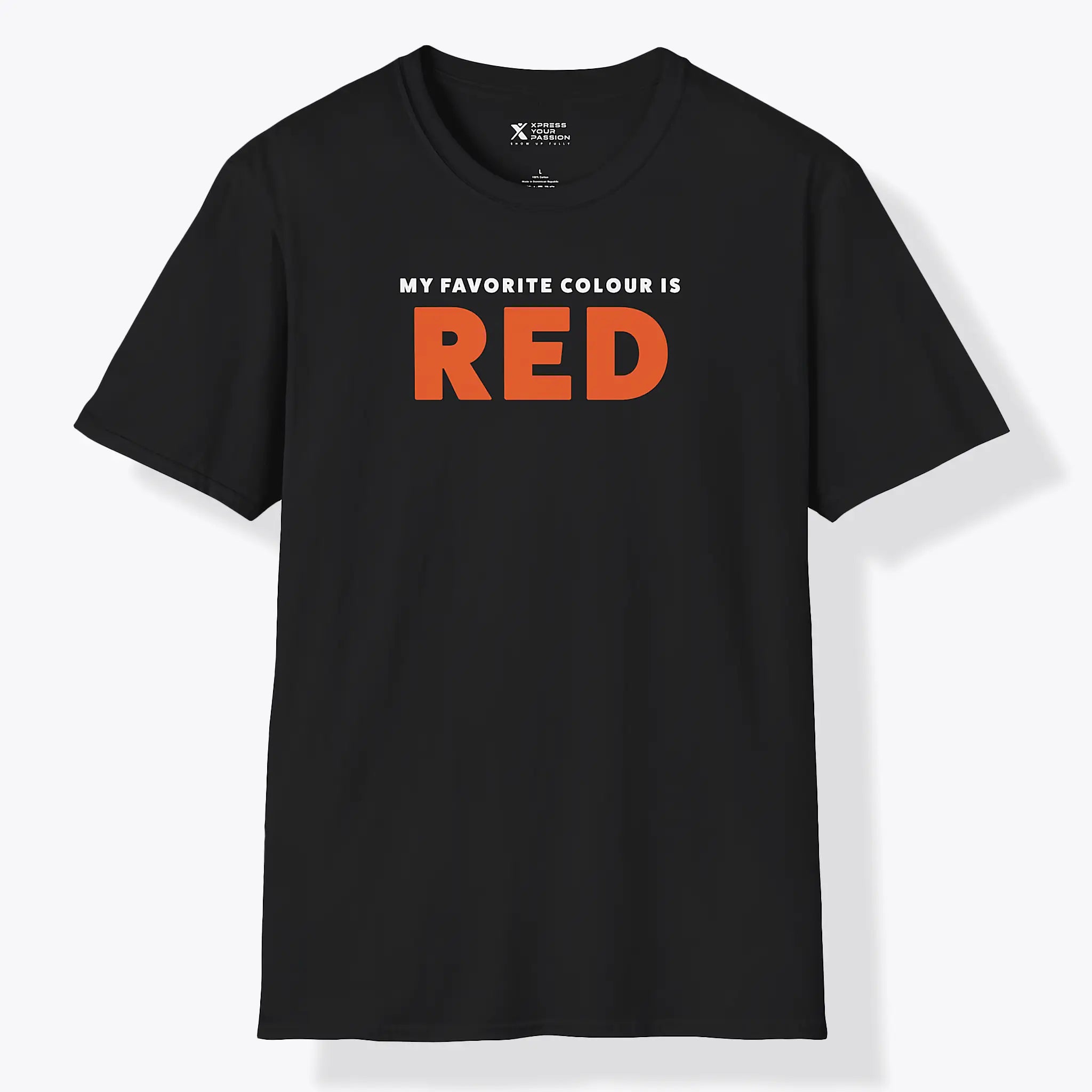 Xpress Your Passion Red Orange T-Shirt Black / S