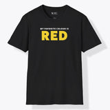 Xpress Your Passion Red Yellow T-Shirt Black / S