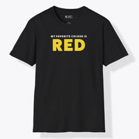 Xpress Your Passion Red Yellow T-Shirt Black / S