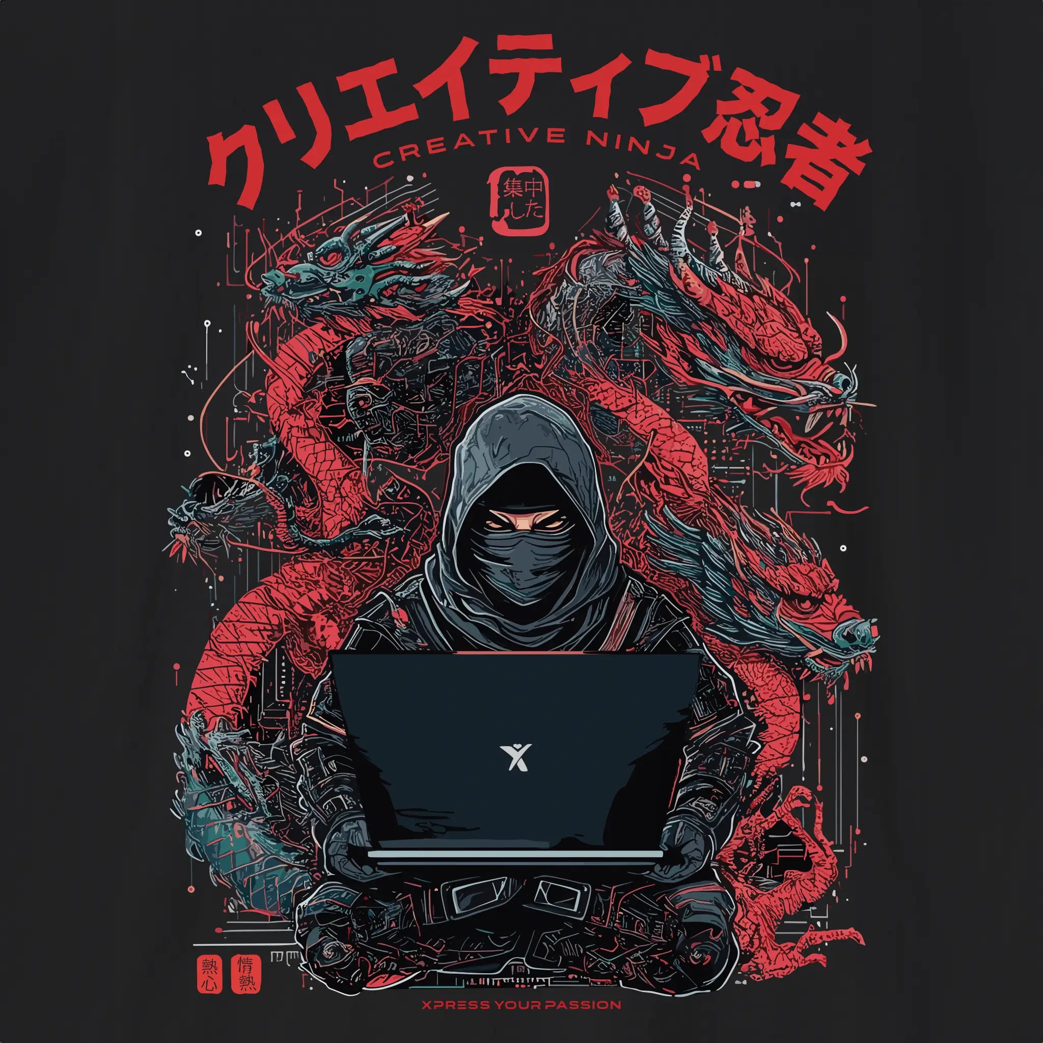 Xpress Your Passion Ryu | Creative Ninja T-Shirt