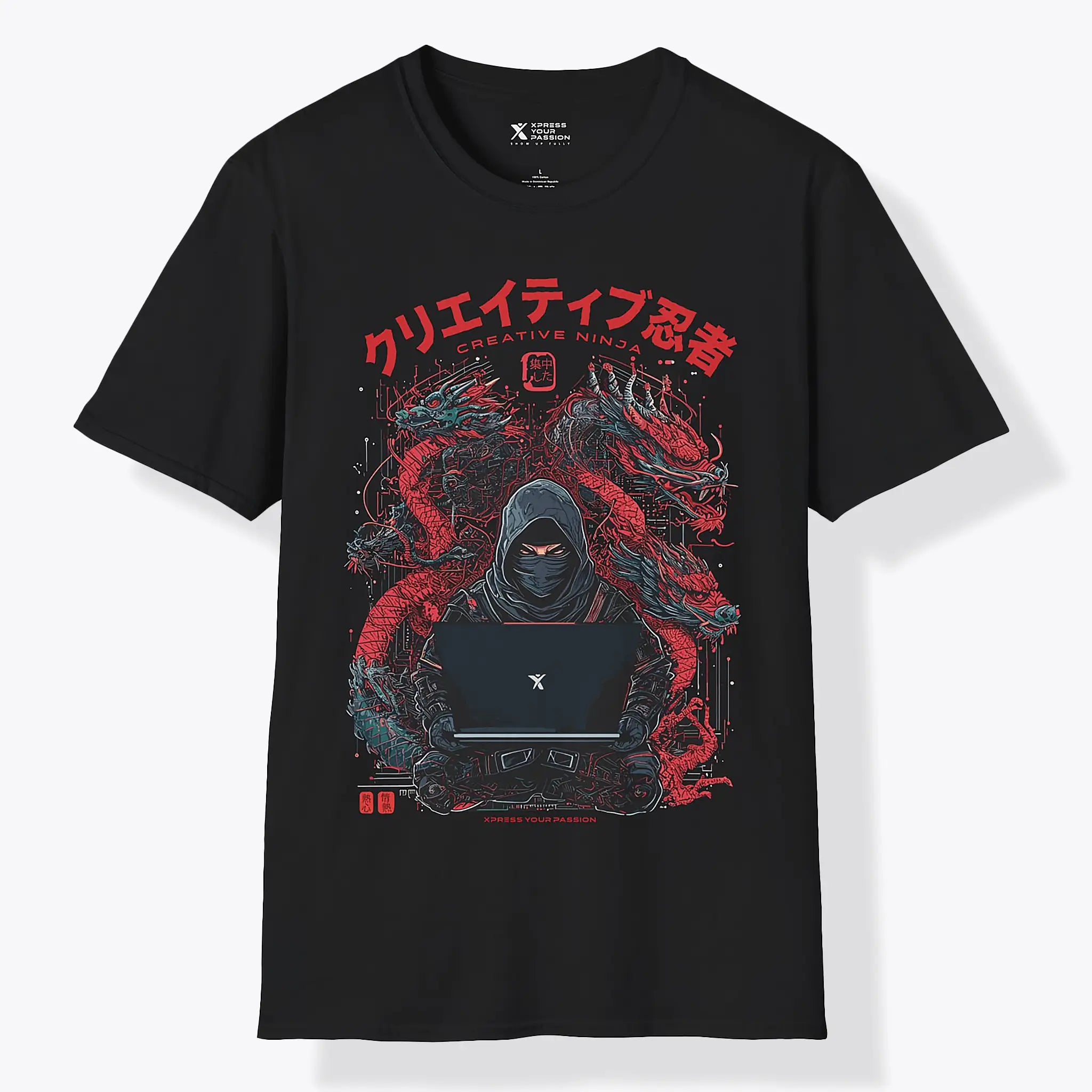 Xpress Your Passion Ryu | Creative Ninja T-Shirt Black / S