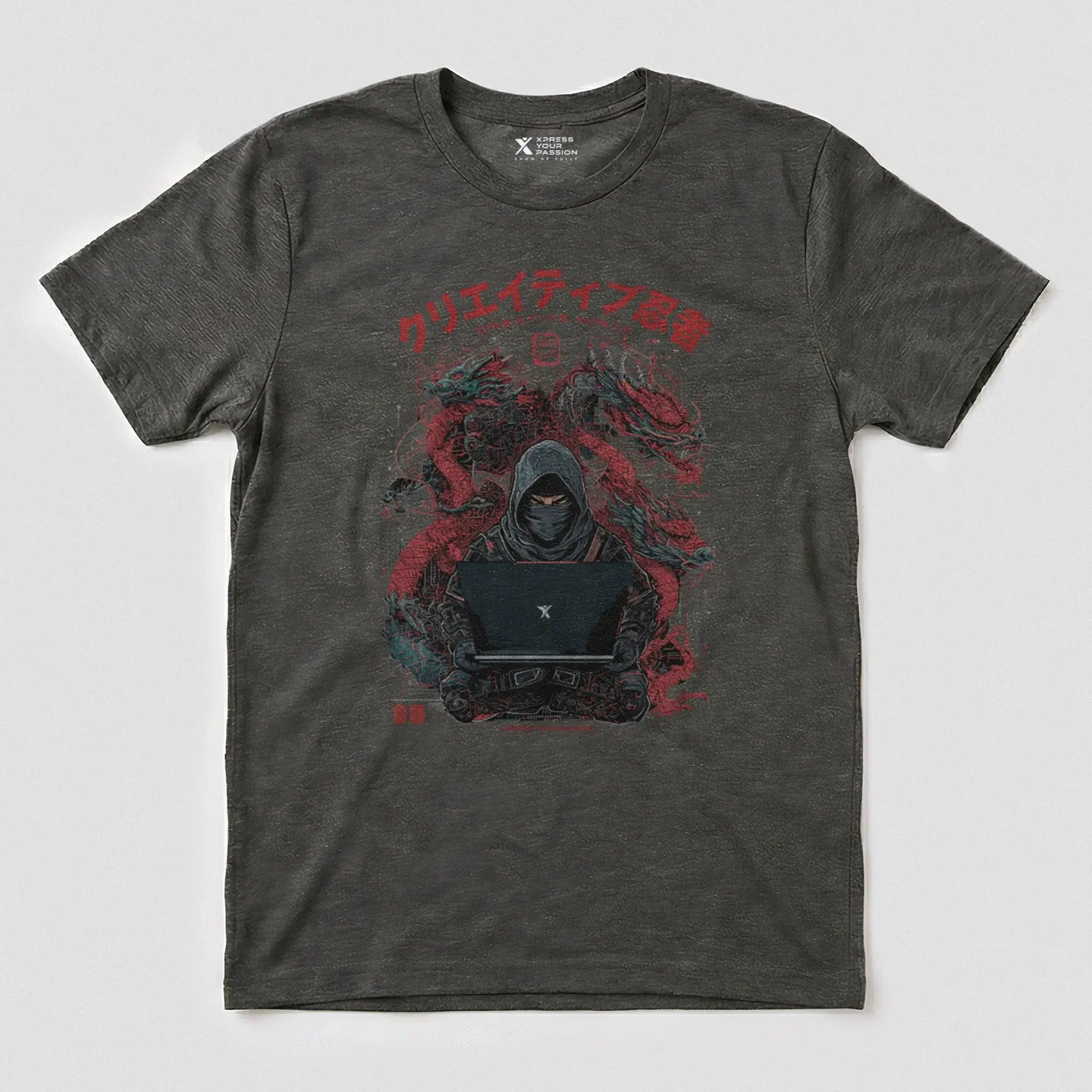 Xpress Your Passion Ryu | Creative Ninja T-Shirt Dark Heather / S