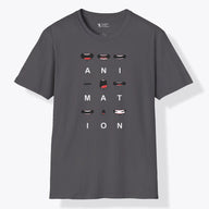 Xpress Your Passion Say Animation T-Shirt Charcoal / S