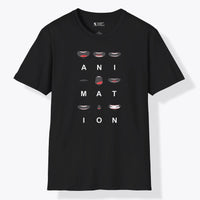 Xpress Your Passion Say Animation T-Shirt Black / S