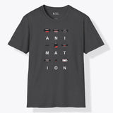 Xpress Your Passion Say Animation T-Shirt Dark Heather / S