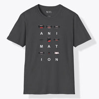 Xpress Your Passion Say Animation T-Shirt Dark Heather / S