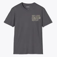 Xpress Your Passion Say Less. Do More. Repeat. T-Shirt Charcoal / S