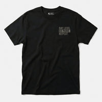 Xpress Your Passion Say Less. Do More. Repeat. T-Shirt Black / S