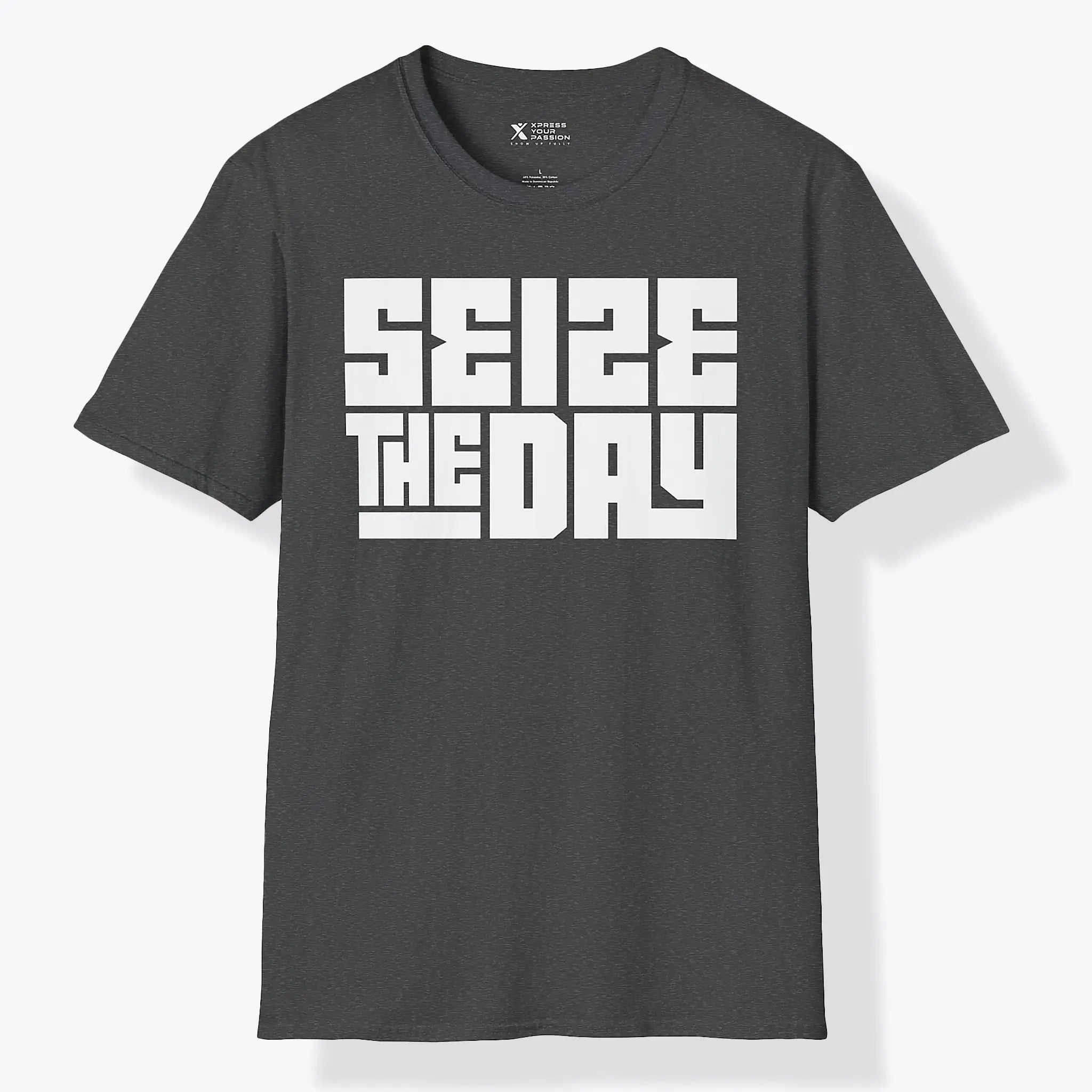 Xpress Your Passion Seize The Day | Bold T-Shirt Dark Heather / S