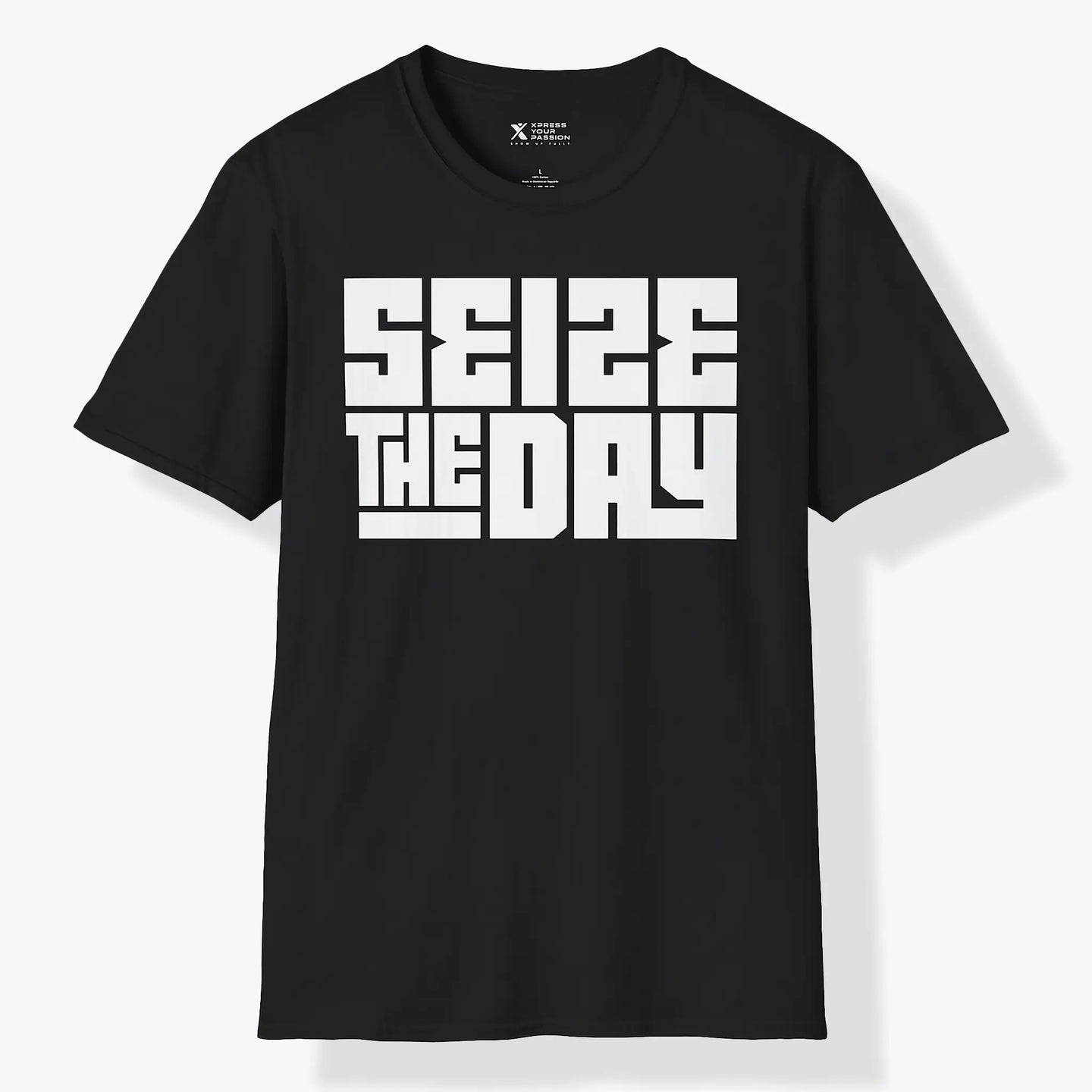 Xpress Your Passion Seize The Day | Bold T-Shirt Black / S