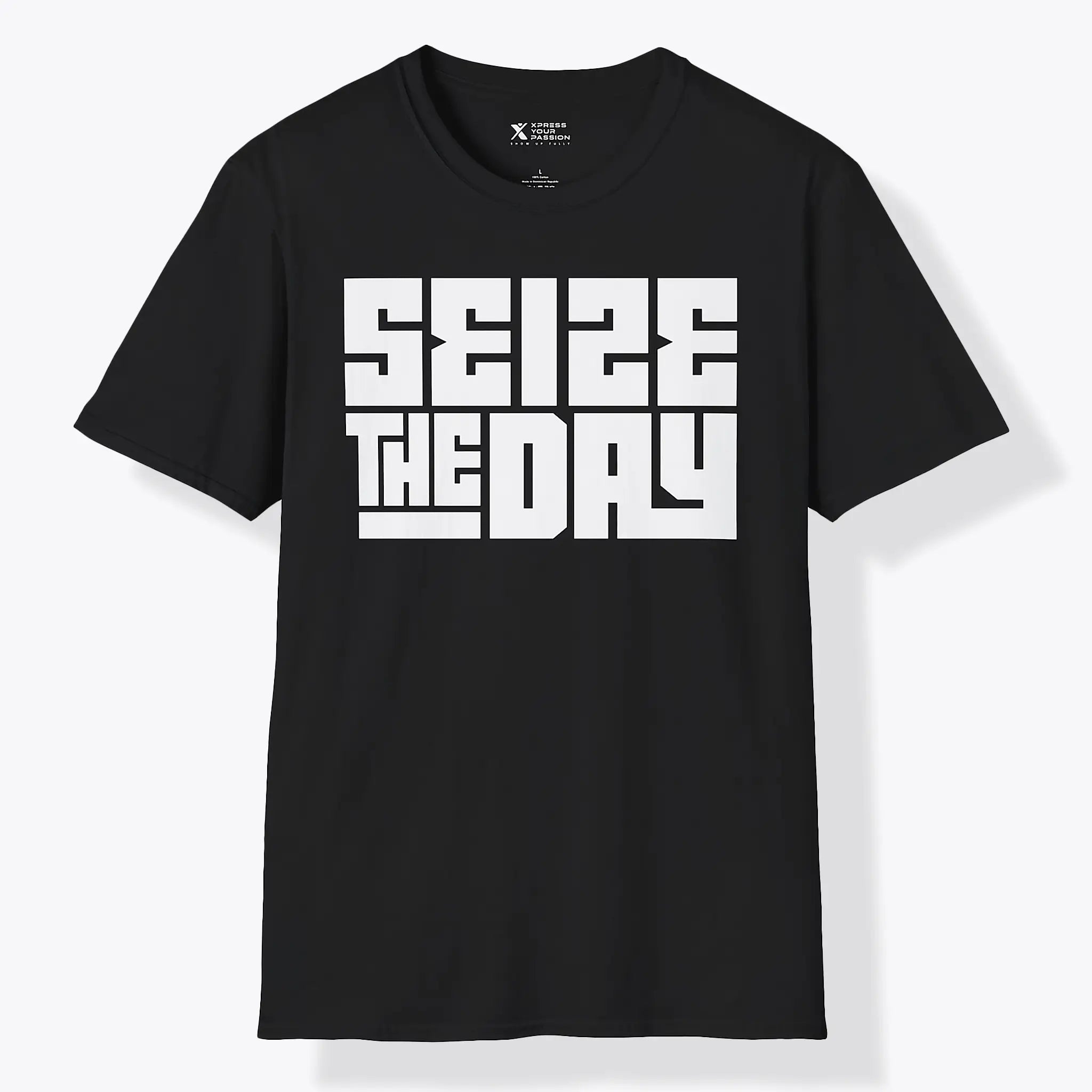 Xpress Your Passion Seize The Day | Bold T-Shirt Black / S