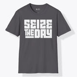 Xpress Your Passion Seize The Day | Bold T-Shirt Charcoal / S