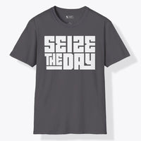 Xpress Your Passion Seize The Day | Bold T-Shirt Charcoal / S