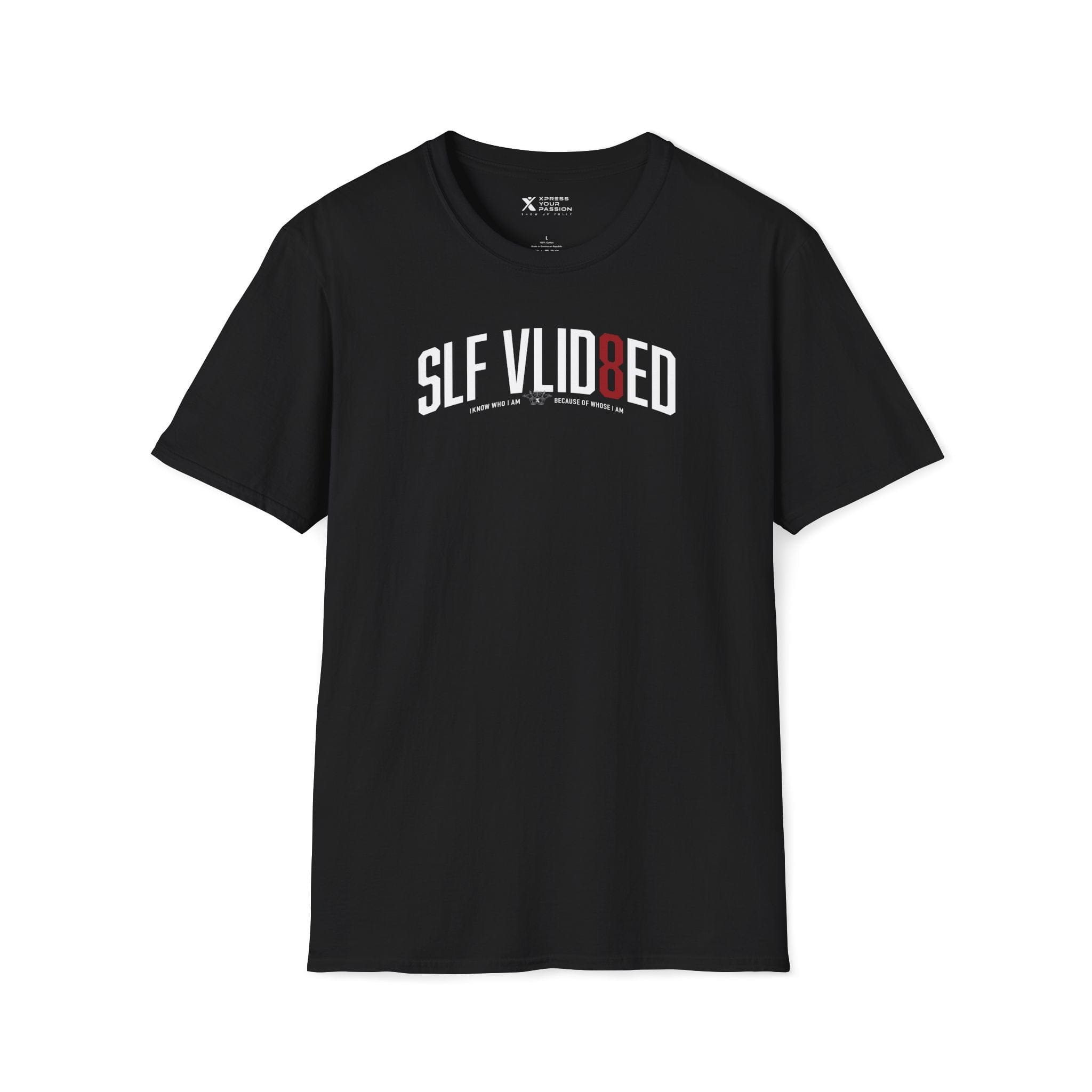 Xpress Your Passion Self Validated | Elevated T-Shirt Black / S