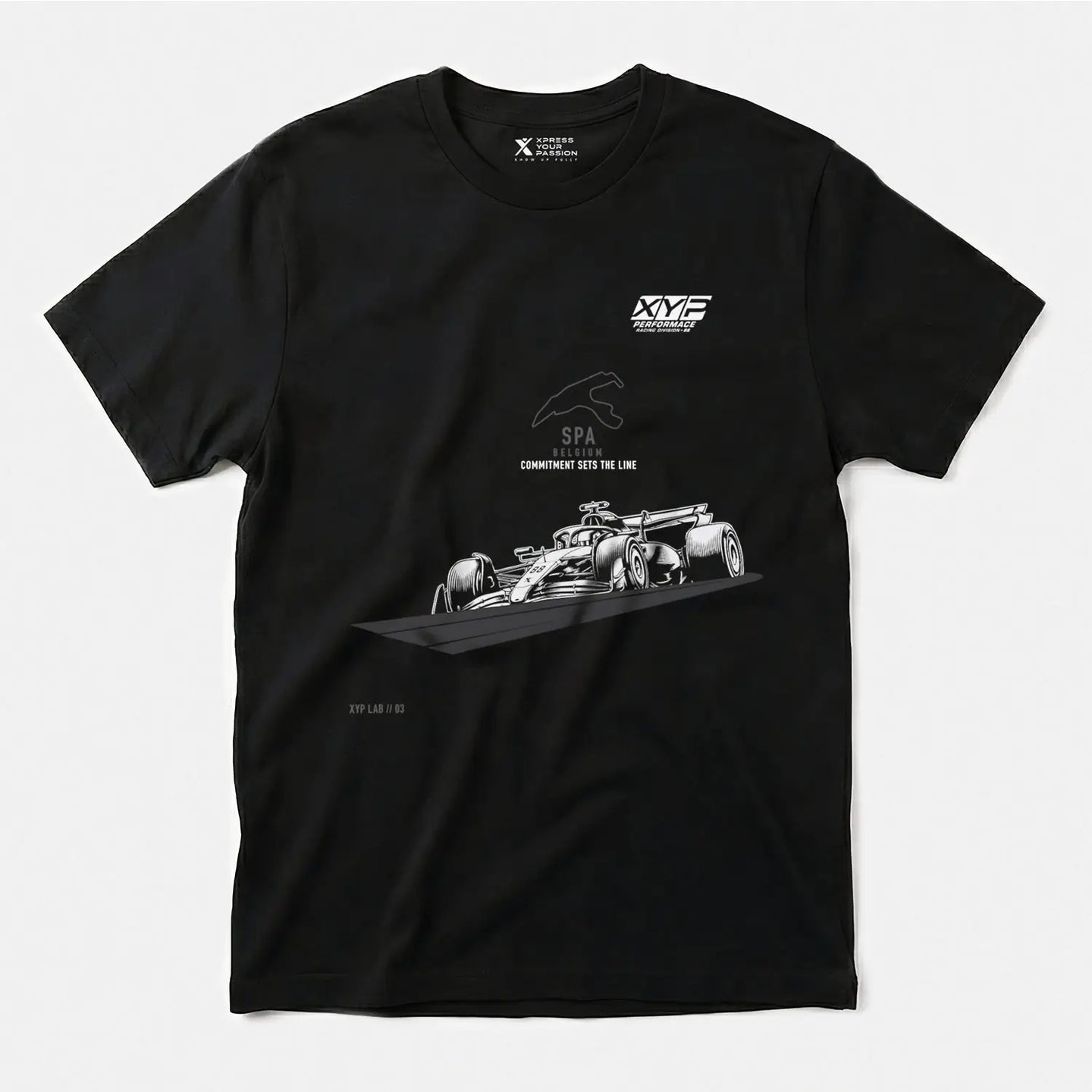 Xpress Your Passion Spa Circuit T-Shirt Black / S