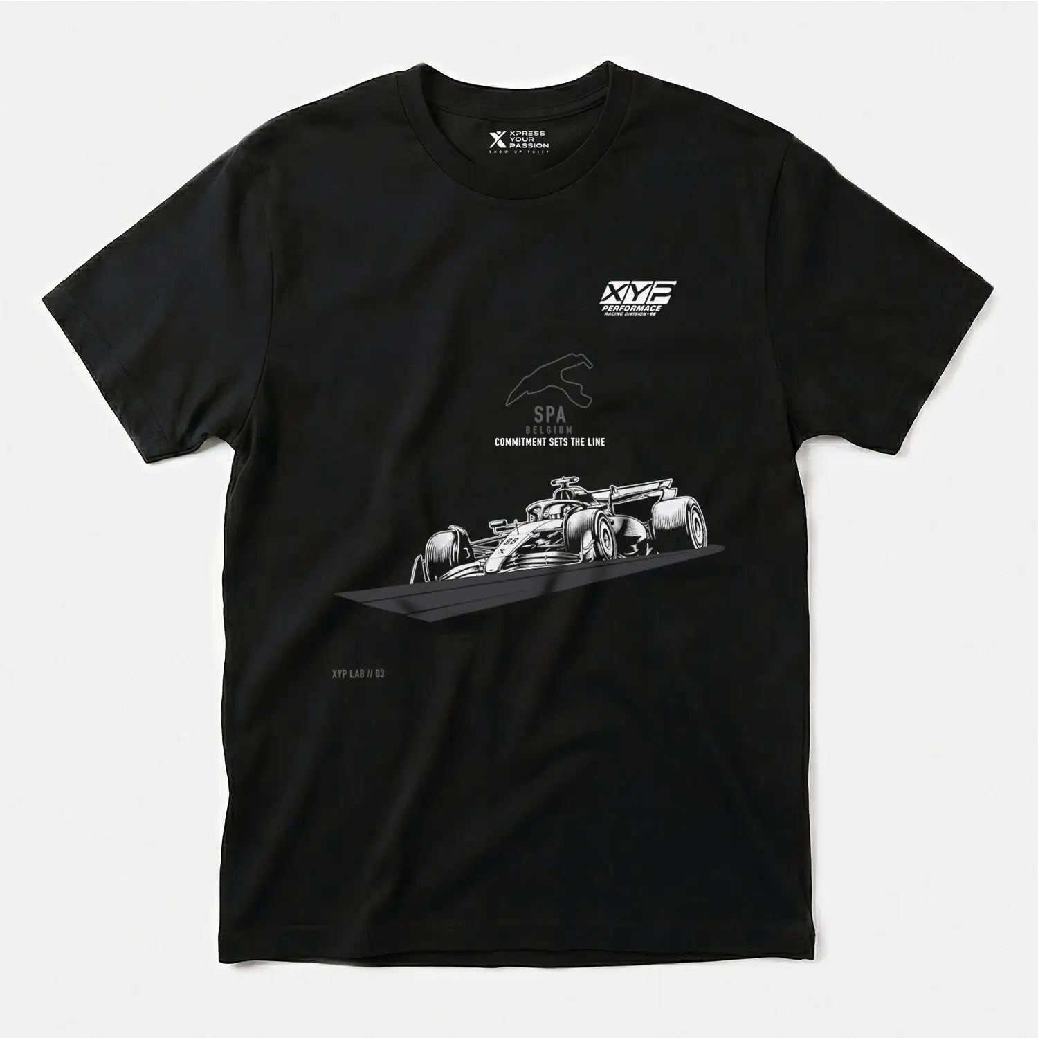 Xpress Your Passion Spa Circuit T-Shirt Black / S