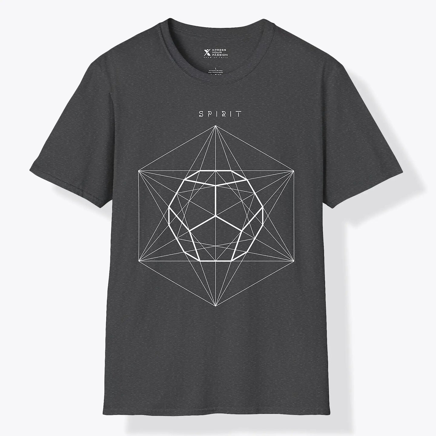 Xpress Your Passion Spirit | Divine Proportions T-Shirt Dark Heather / S