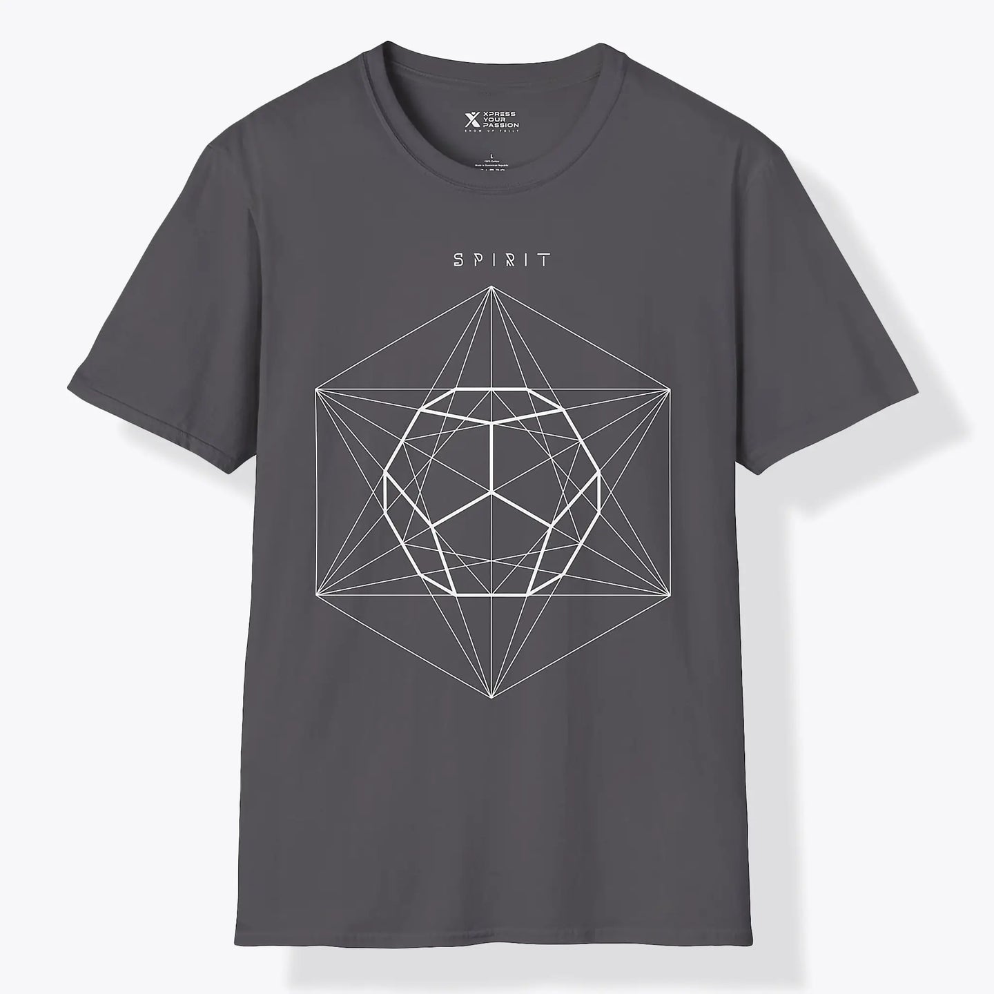 Xpress Your Passion Spirit | Divine Proportions T-Shirt Charcoal / S