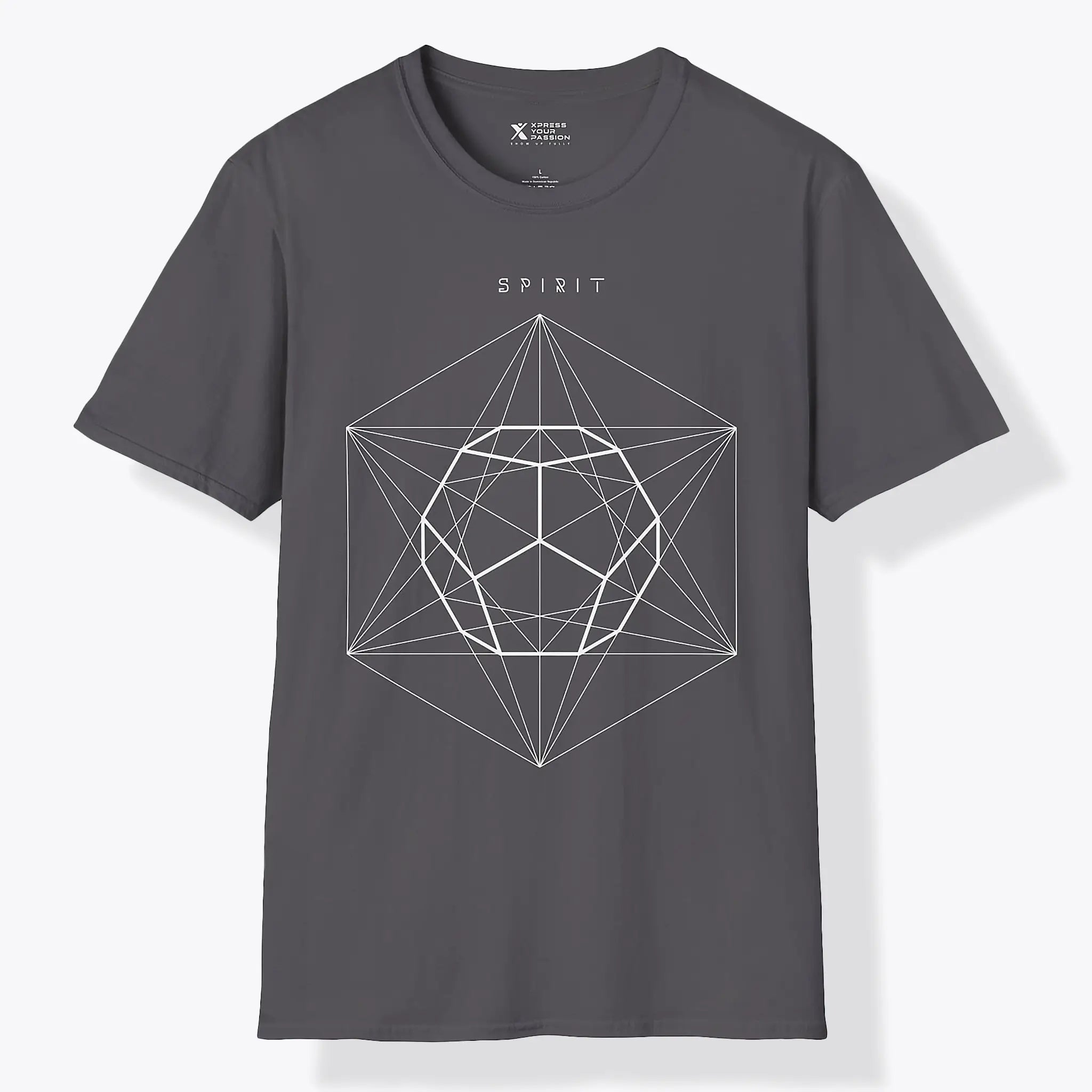 Xpress Your Passion Spirit | Divine Proportions T-Shirt Charcoal / S