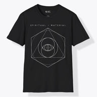 Xpress Your Passion Spirit + Material | Divine Proportions T-Shirt Black / S