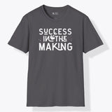 Xpress Your Passion Success In The Making T-Shirt Charcoal / S