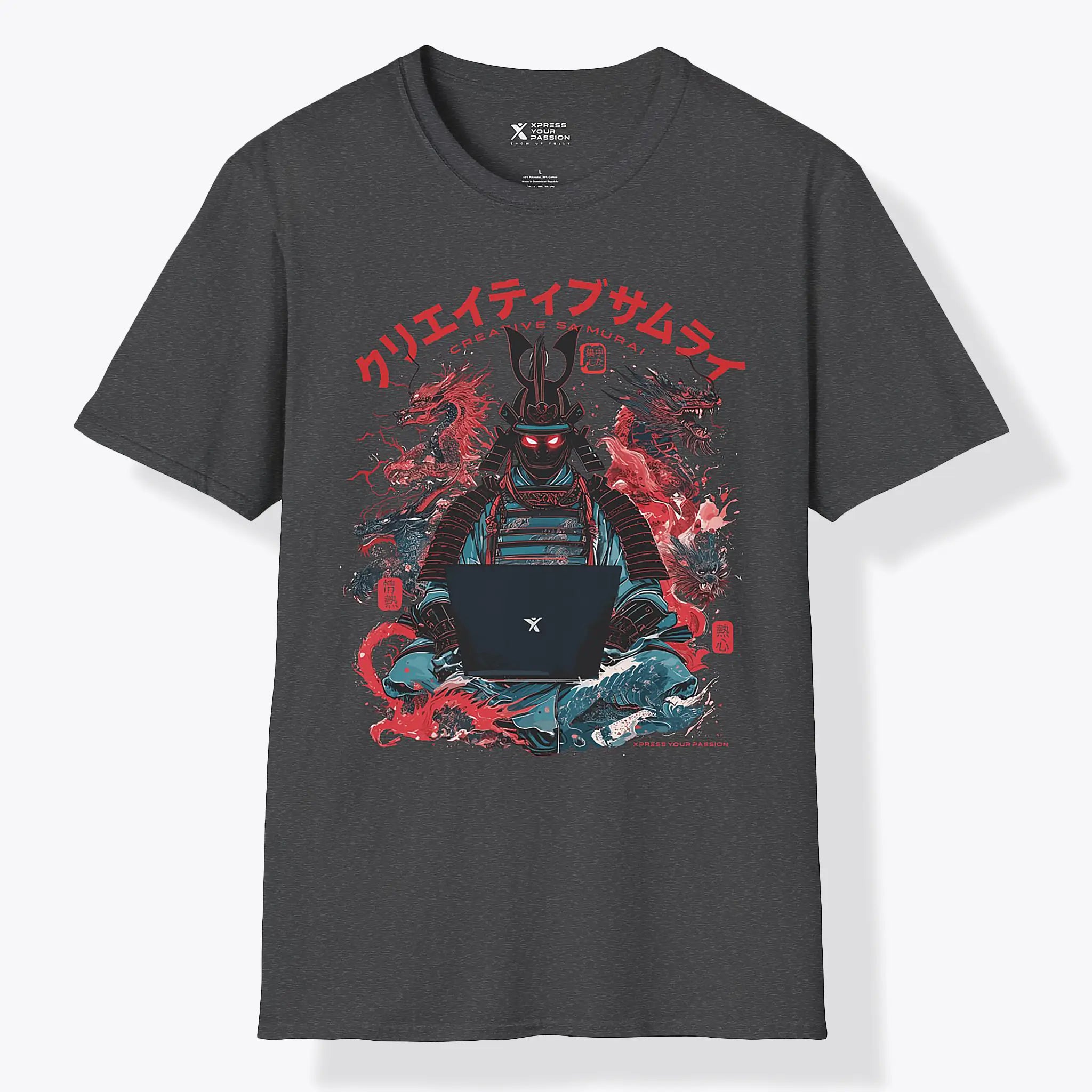 Xpress Your Passion Toshiro | Creative Samurai T-Shirt Dark Heather / S