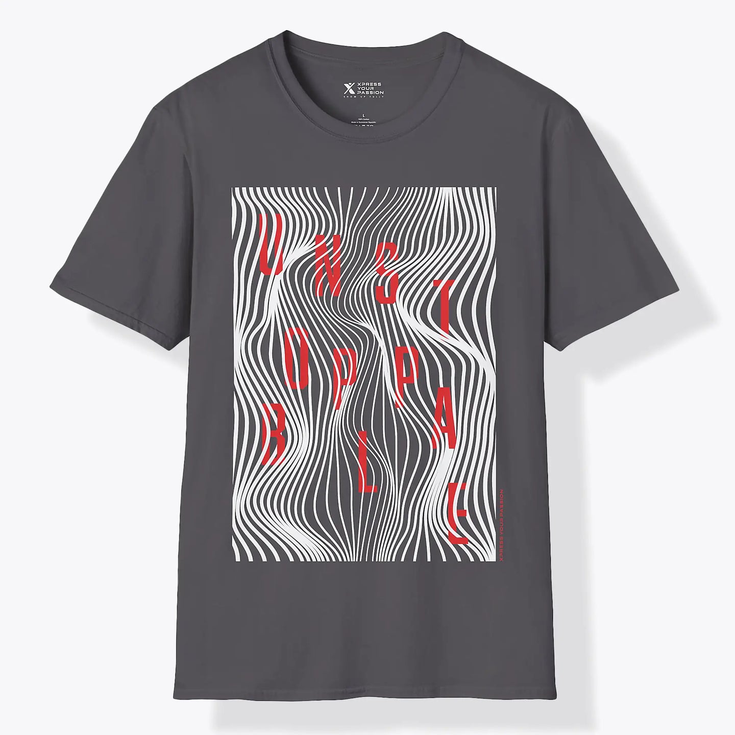 Xpress Your Passion Unstoppable | Between The Lines T-Shirt Charcoal / S
