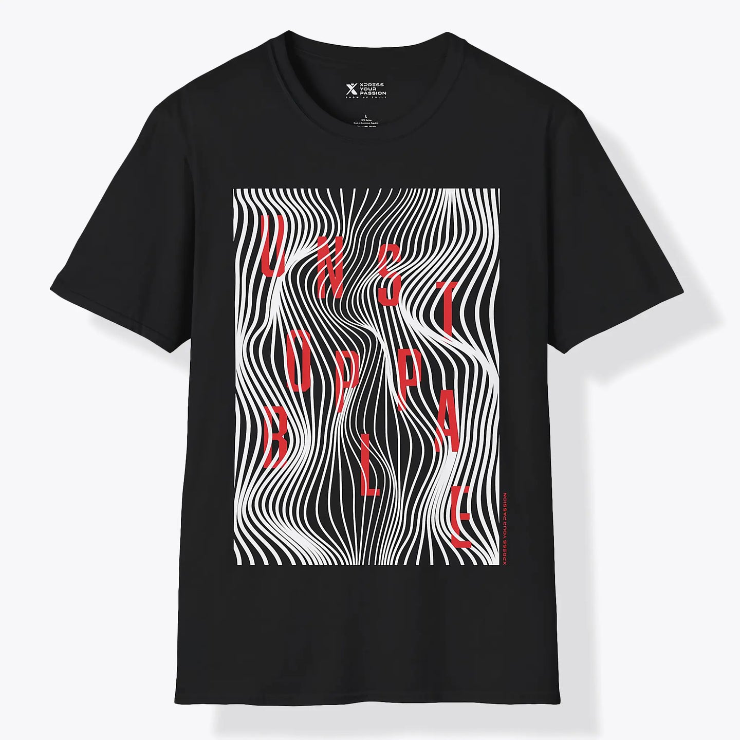 Xpress Your Passion Unstoppable | Between The Lines T-Shirt Black / S