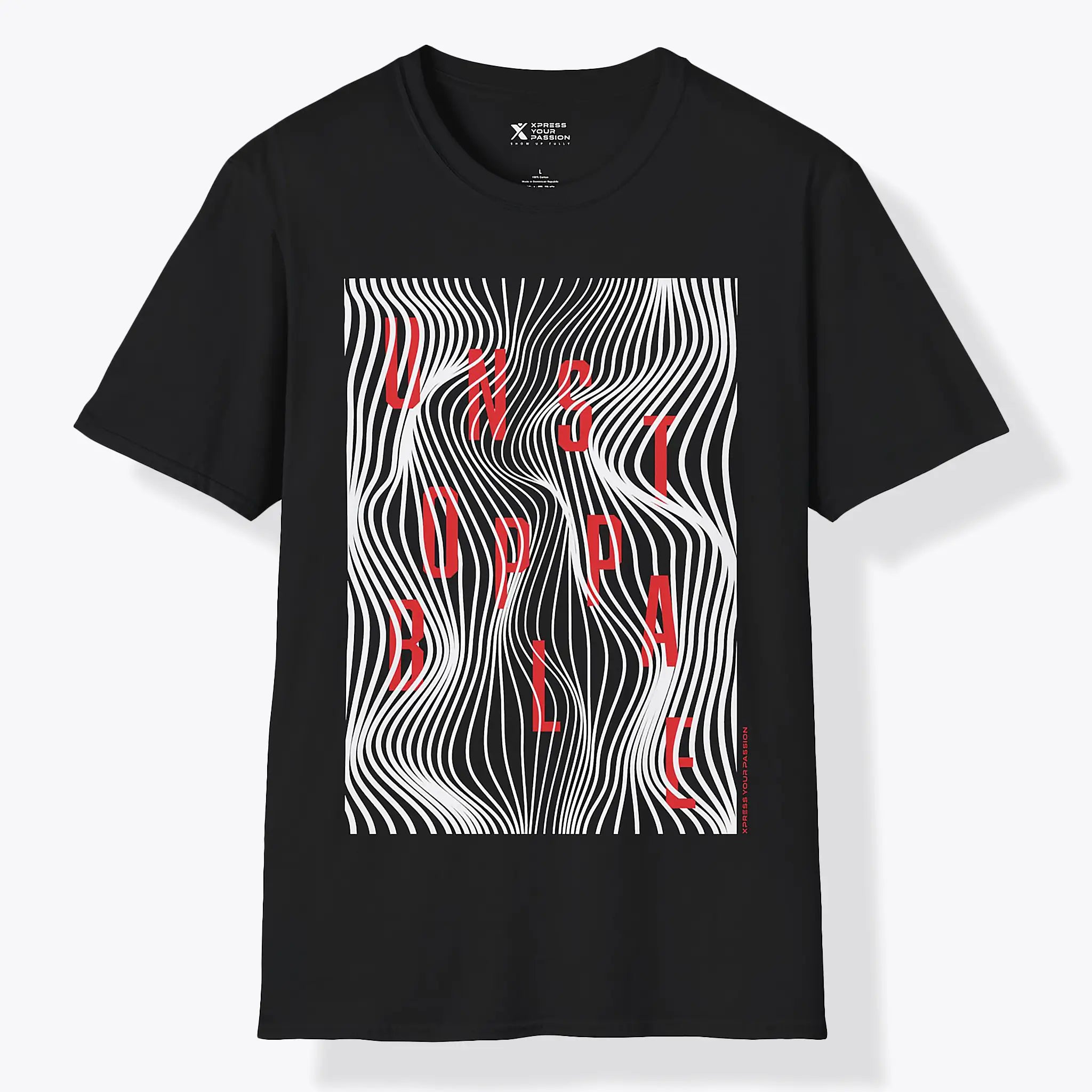 Xpress Your Passion Unstoppable | Between The Lines T-Shirt Black / S