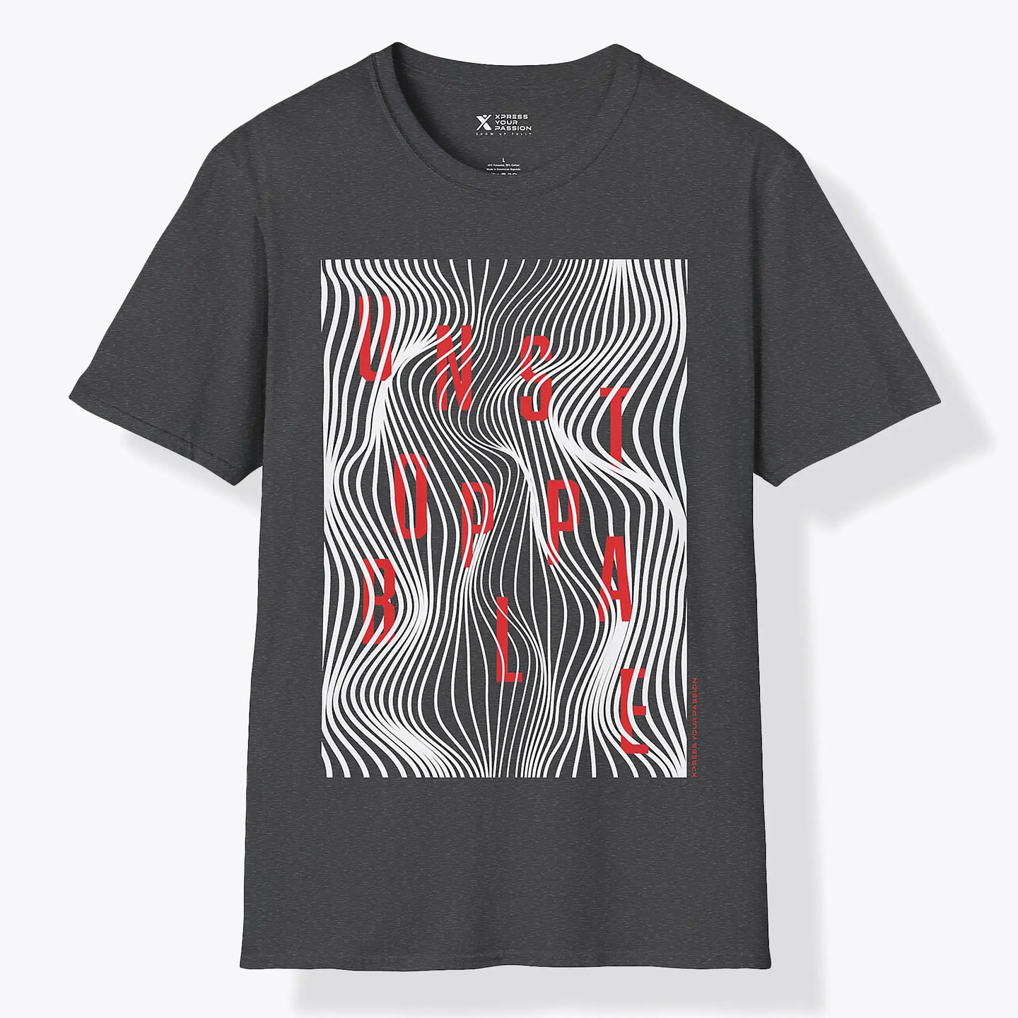 Xpress Your Passion Unstoppable | Between The Lines T-Shirt Dark Heather / S