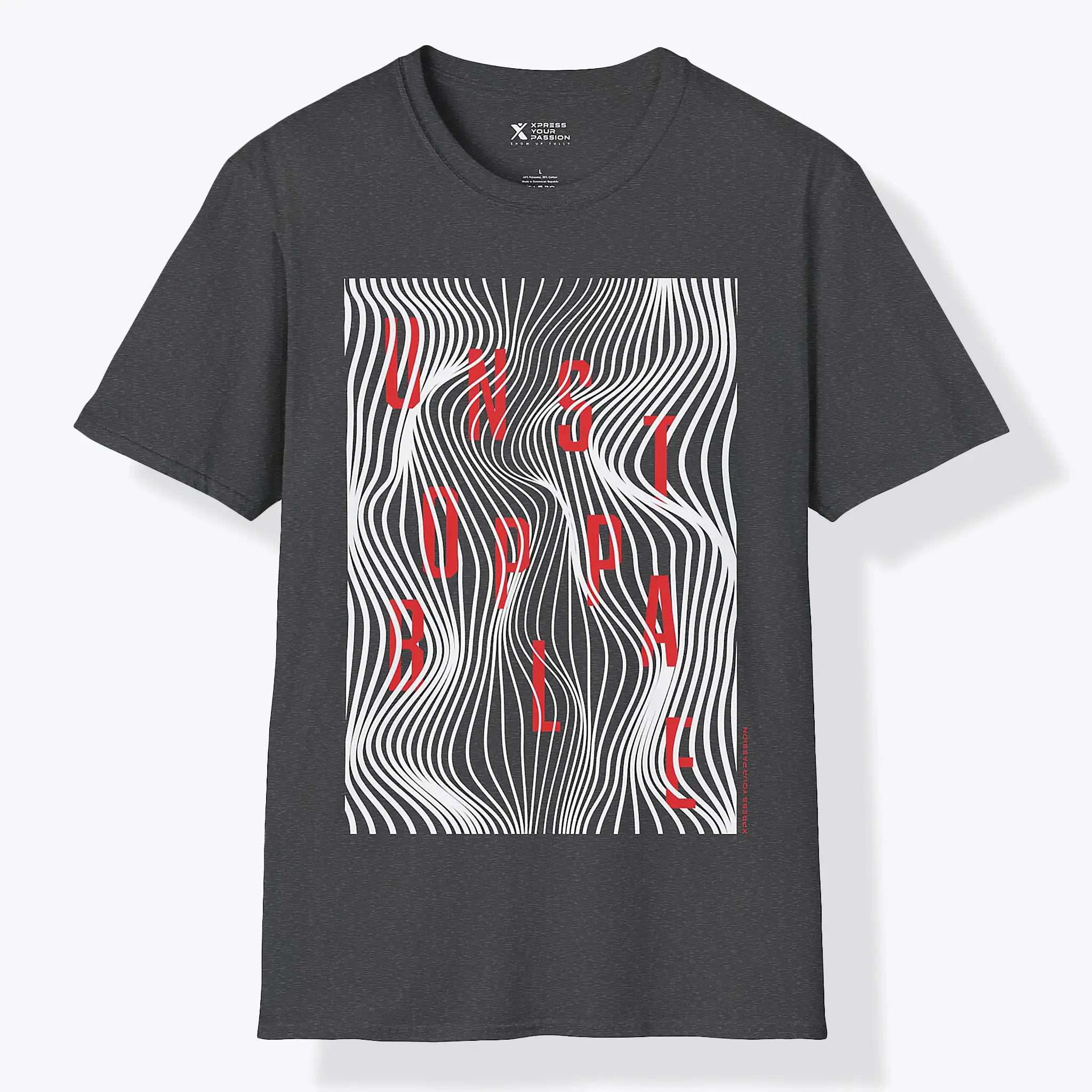 Xpress Your Passion Unstoppable | Between The Lines T-Shirt Dark Heather / S