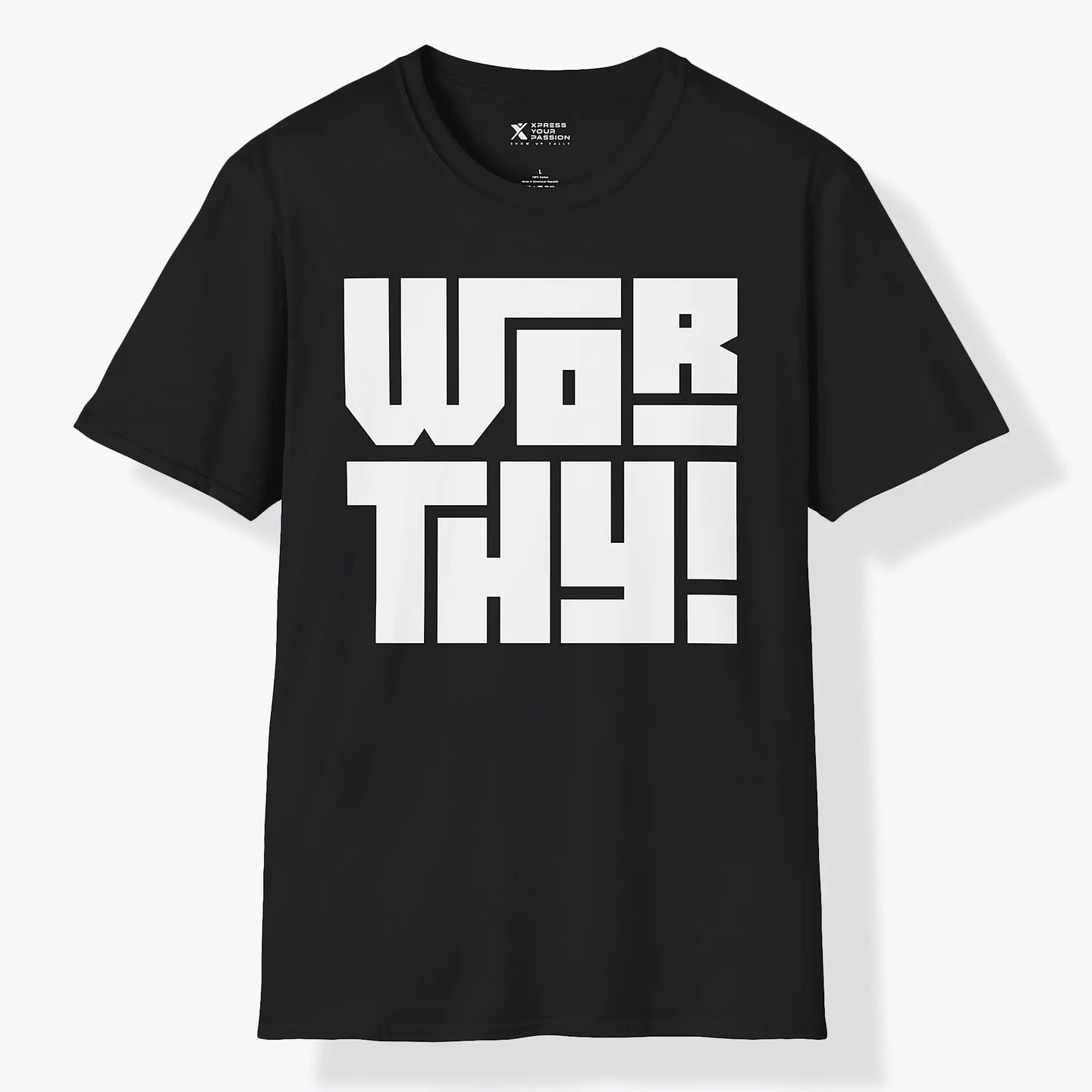 Xpress Your Passion Worthy | Bold T-Shirt Black / S