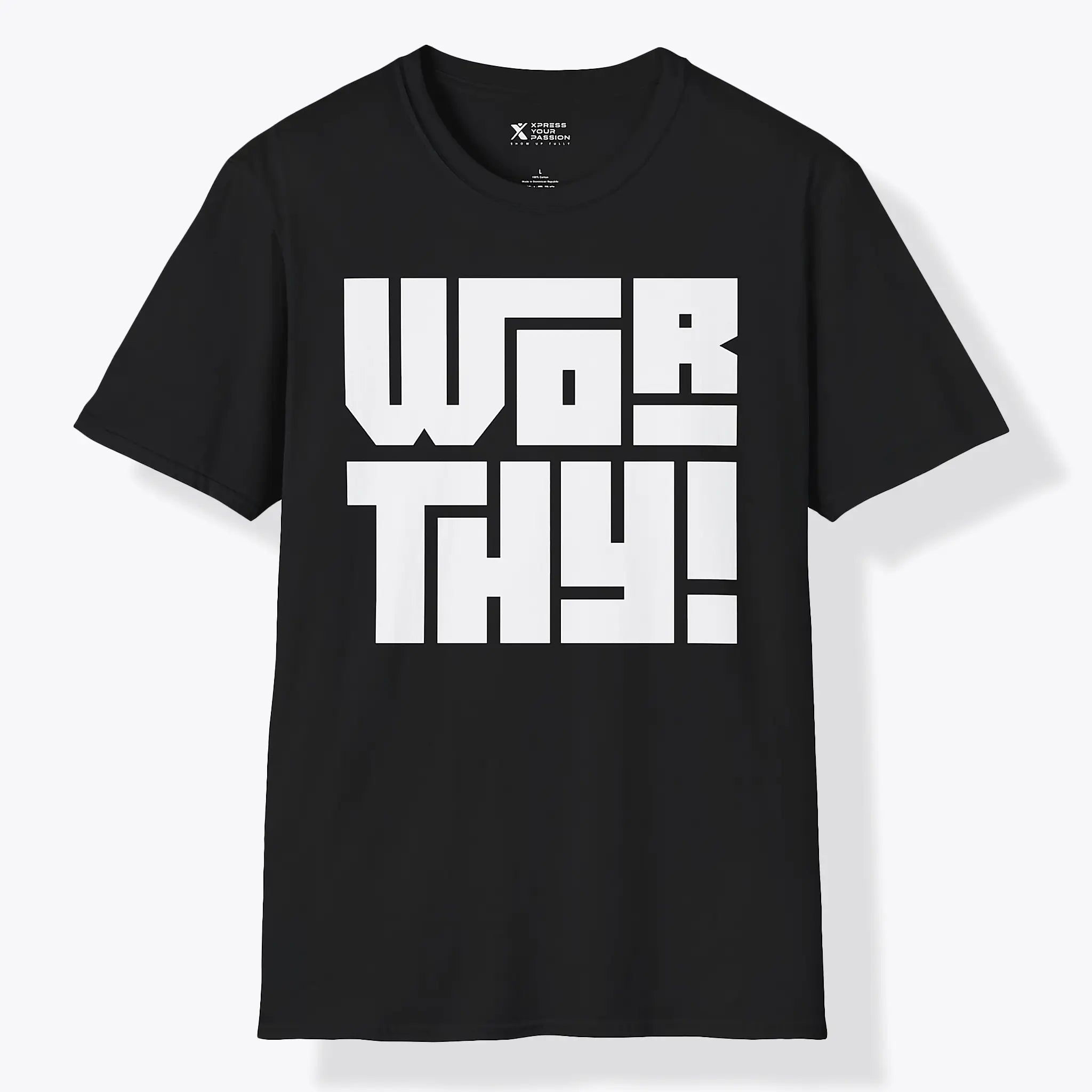 Xpress Your Passion Worthy | Bold T-Shirt Black / S