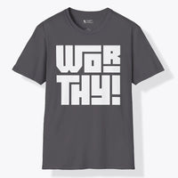 Xpress Your Passion Worthy | Bold T-Shirt Charcoal / S