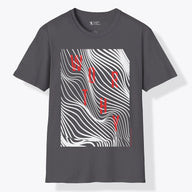 Xpress Your Passion Worthy T-Shirt | Between The Lines T-Shirt Charcoal / S