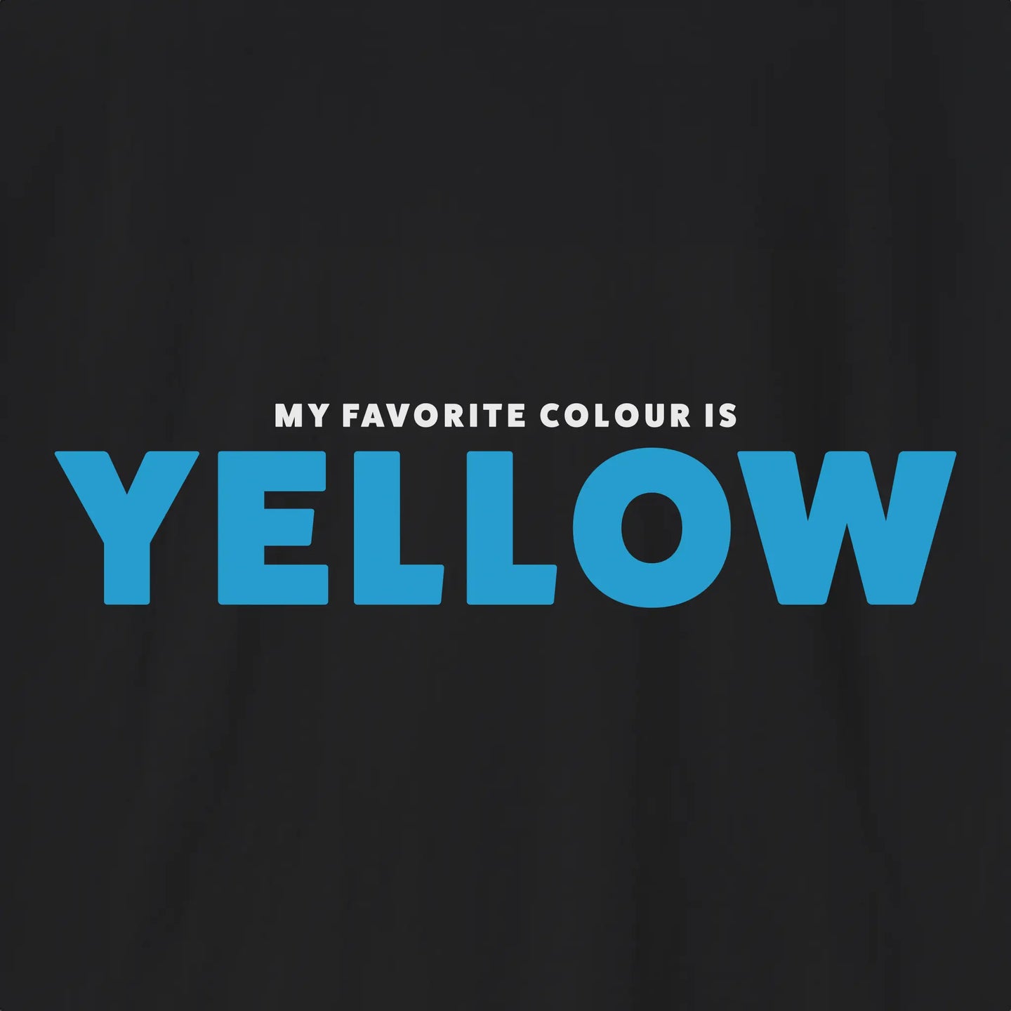 Xpress Your Passion Yellow Blue T-Shirt