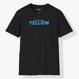 Xpress Your Passion Yellow Blue T-Shirt Black / S
