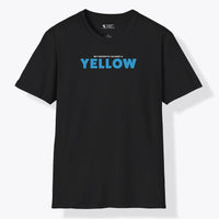 Xpress Your Passion Yellow Blue T-Shirt Black / S