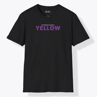 Xpress Your Passion Yellow Purple T-Shirt Black / S