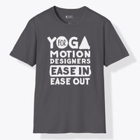 Xpress Your Passion Yoga For Motion Designers T-Shirt Charcoal / S
