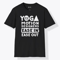 Xpress Your Passion Yoga For Motion Designers T-Shirt Black / S